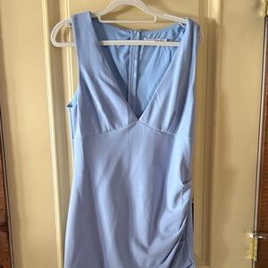 Light blue mini dress